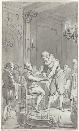 The betrayal of Rennenberg to burgomaster Hillebrands, 1580
