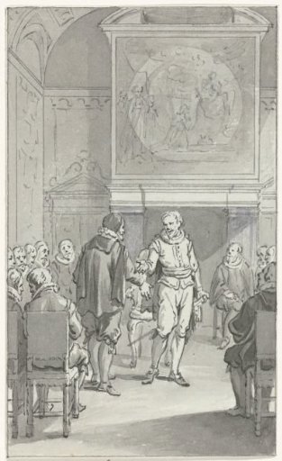 Cornelis Pietersz. Hooft speaks to Prince Maurice about the change of government in Amsterdam, 3 November 1618