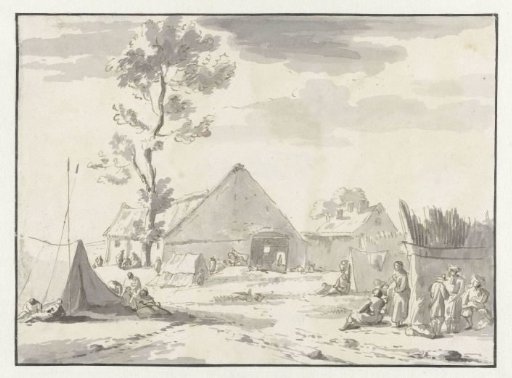 Encampment of the Army of Willem III near Binche