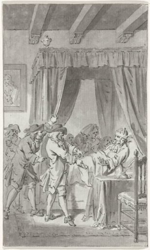 Citizens of Dordrecht force Cornelis de Witt to withdraw the Edict of Perpetuity, 1672