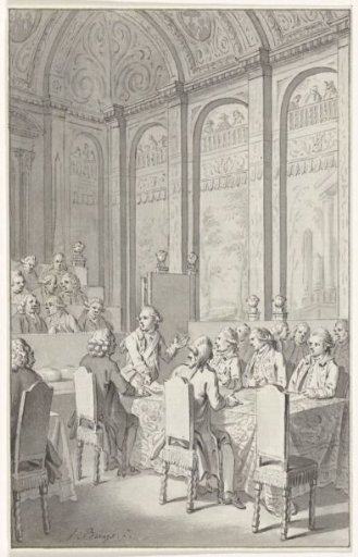 William V shows the papers of Laurens, 1780
