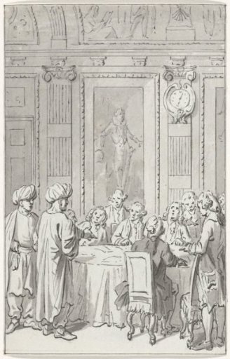 Reception of the Moroccan envoy by the States General, 6 September 1770