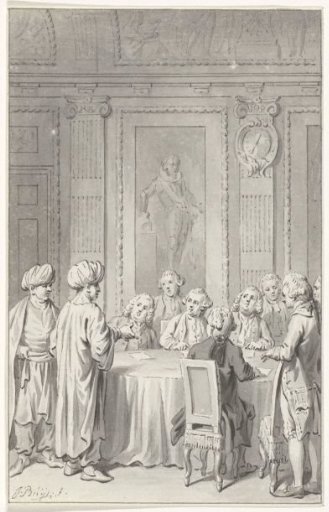 Reception of the Moroccan envoy by the States General, 6 September 1770