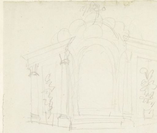 Design for a decoration on the occasion of the Alliance with France, 19 June 1795