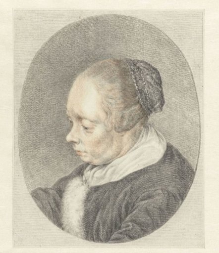 The Spinster (Detail of the Woman's Head)