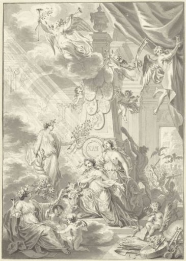 Allegory on the Peace of Aachen, 1748