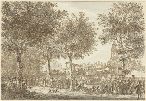 Arrival of William V and Wilhelmina of Prussia at the Haarlemmerpoort, 1768