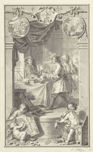 Allegory on the Deceit of Aron Abrams, 1737