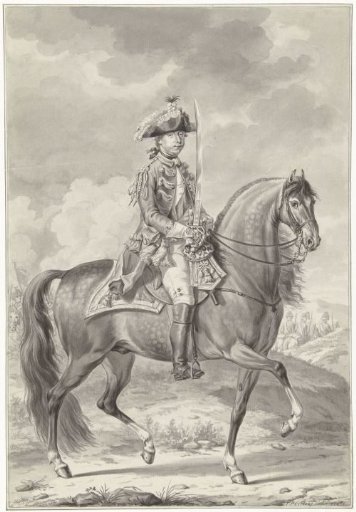 Willem V, Prince of Orange-Nassau, on horseback