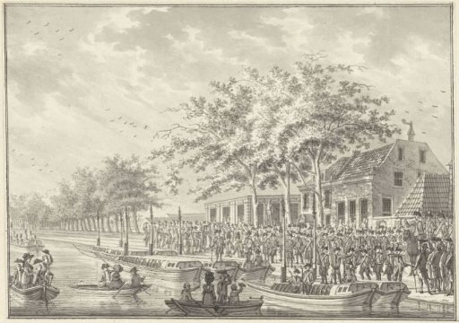 Departure of the Amsterdammers to Utrecht, 1787