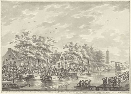 Arrival of the Amsterdammers in Utrecht, 1787