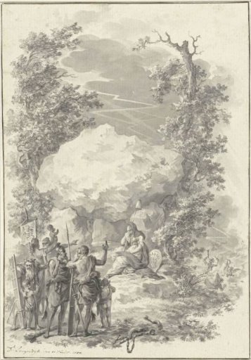 Allegory on the death of Joan Derk van der Capellen tot den Pol, 1784