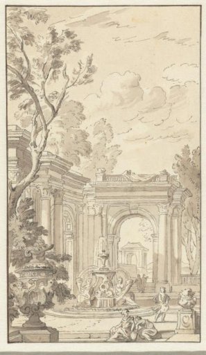 Design for a wall painting