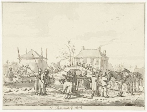Buttermilk Canal at Naarden, 11 January 1814