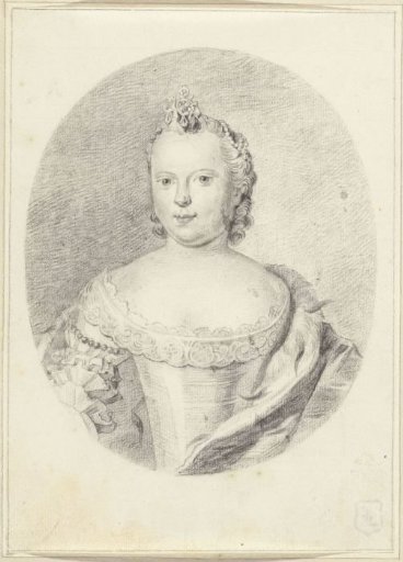 Portrait of Carolina, Princess of Orange-Nassau