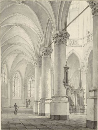 Interior of the Nieuwe Kerk in Delft