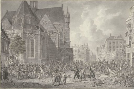 Oproer door Pruisische soldaten te Rotterdam, 1787