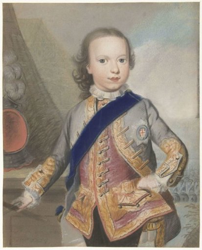 Portrait of Willem V, Prince of Orange-Nassau, as a child