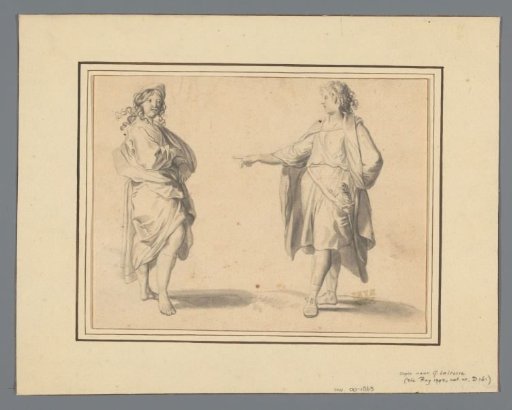 Two standing figures
