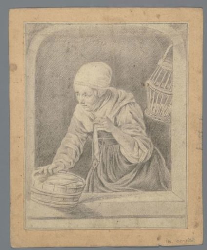 Window with fishmonger