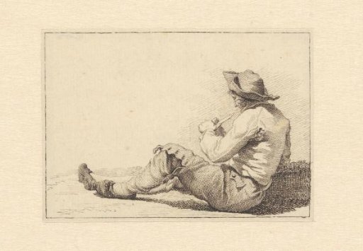 Man sitting on the ground