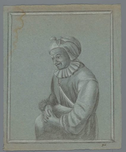 Woman, hands folded in lap