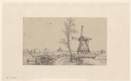 Landscape with mill