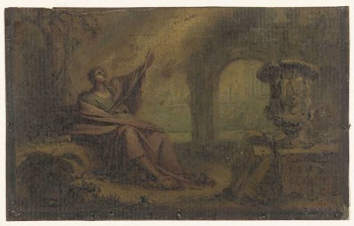 John the Evangelist on Patmos (?)