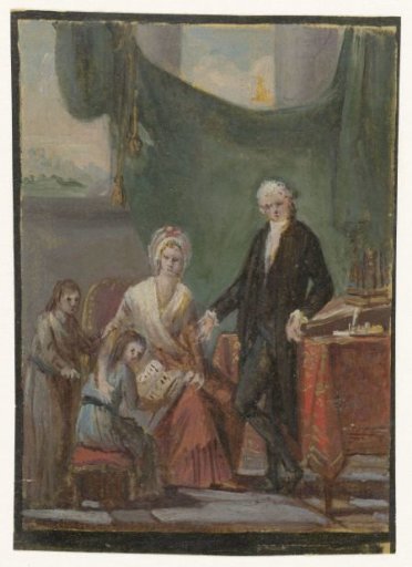 Family Group in an Interior