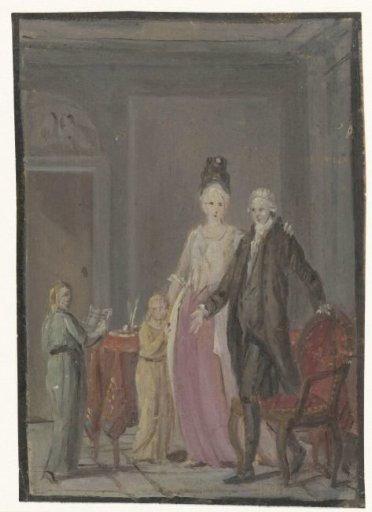 Family Group in an Interior