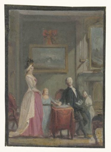 Family Group in an Interior