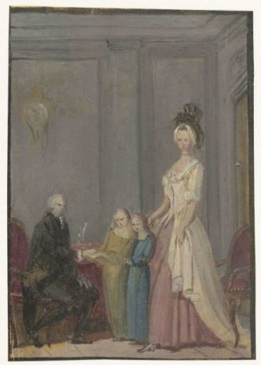 Family Group in an Interior