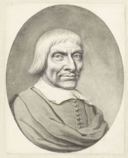 Portrait of a man (Jan Luyken?) in oval