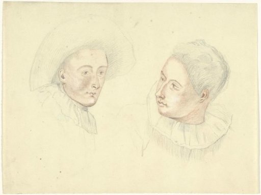 Two male heads