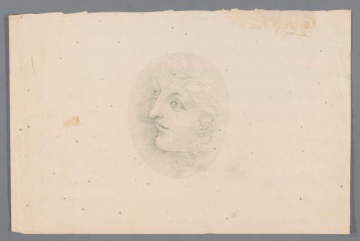 Head of a woman in an oval
