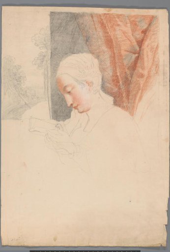 Reading woman
