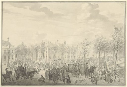 Arrival of Prince William V at The Hague, 10 November 1762