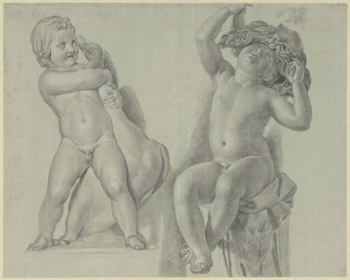 Two studies after sculptures of children