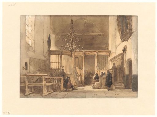 Interior of a church in Utrecht