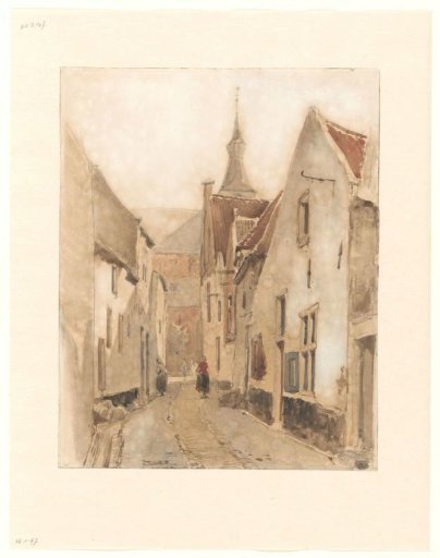 View from the Ridderstraat in the Kerksteeg, Hattem