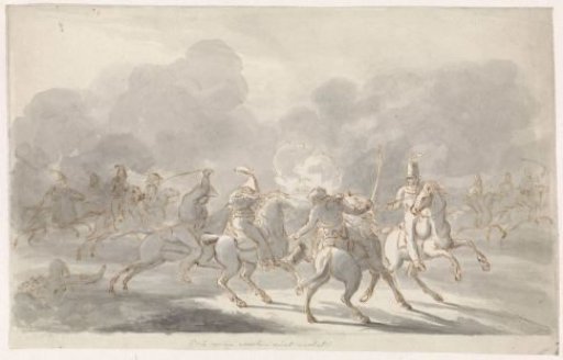 Cavalry battle