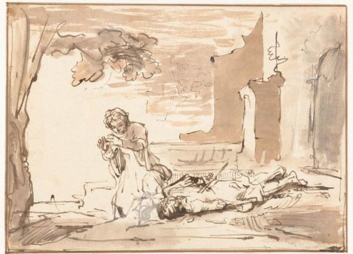 Thisbe by the Corpse of Pyramus