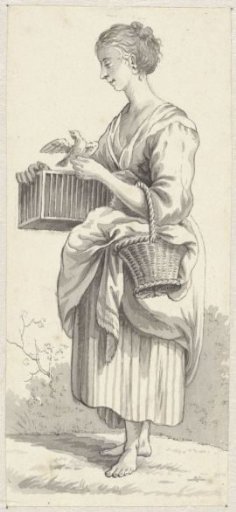 Street Vendor with Combs