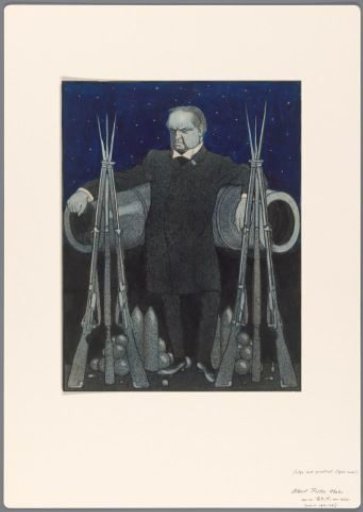 Design for a political cartoon on Abraham Kuyper