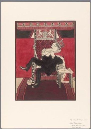 Design for a political cartoon on the Dissolution Act