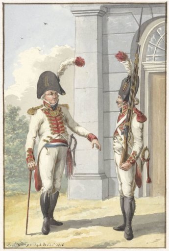 Grenadier Officer and Common Soldier of the Life Guard of the Grand Pensionary of the Batavian Republic