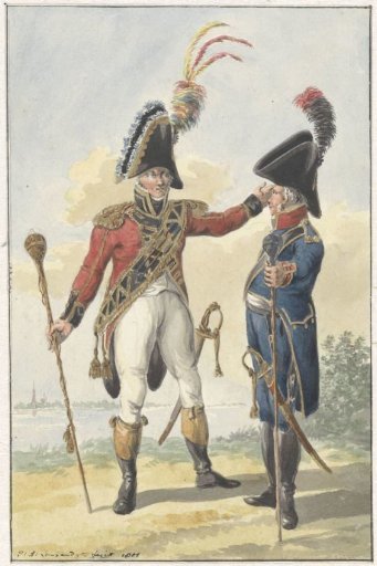 Two standing officers
