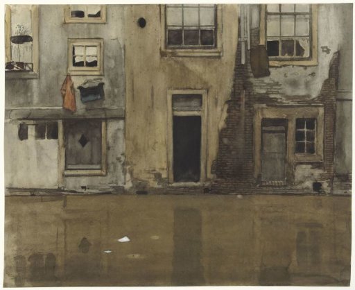 Houses along a canal