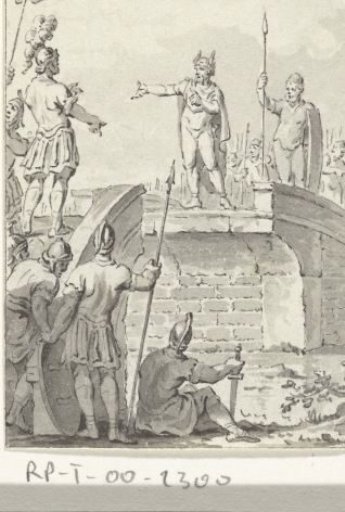 Peace Negotiations between Claudius Civilis and Petilius Cerealis on a Broken Bridge, 70