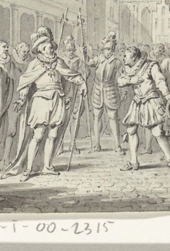 Arrival of Philip II of Spain at Brussels, 1555